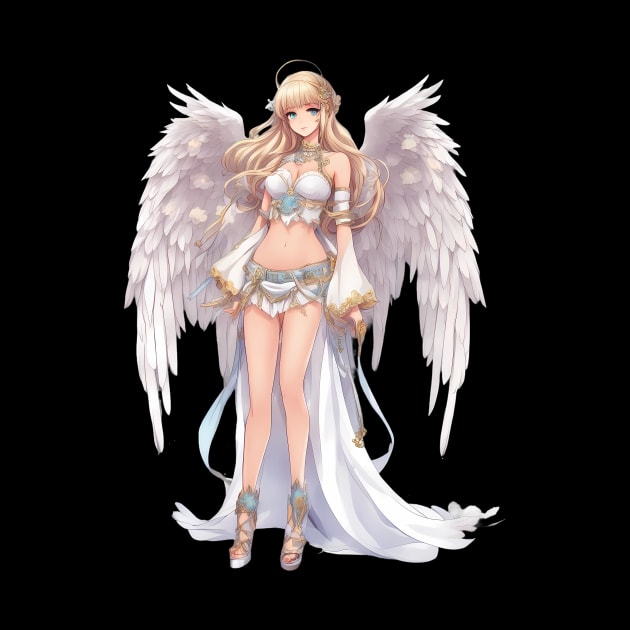 Heavenly Divine Anime Angel Goddess by animegirlnft