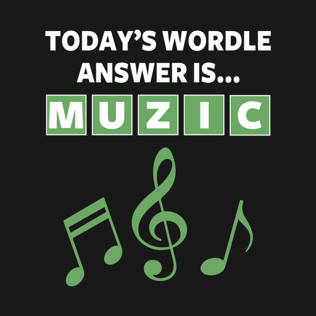 Today’s Wordle Answer Is Muzic by Damsloiu