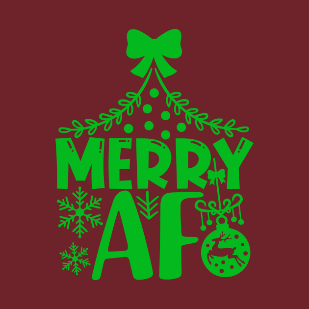 I'm Merry AF by WMKDesign