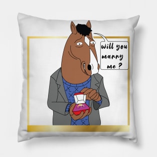 Bojack Horseman Marriage Proposal Pillow