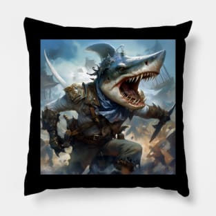 Shark Pirate Pillow