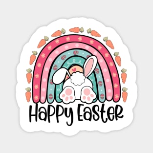 Happy Easter Bunny Spring Egg Hunt Easter Magnet