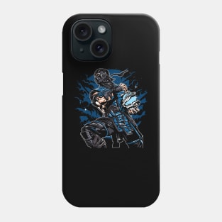 mortal kombat Sub Zero Phone Case