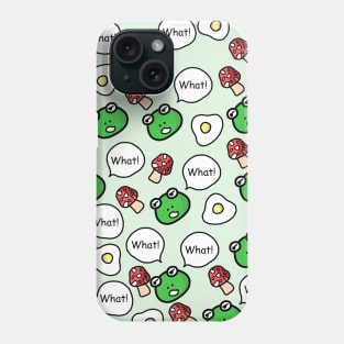 angry foggy green froggy kawaii Phone Case