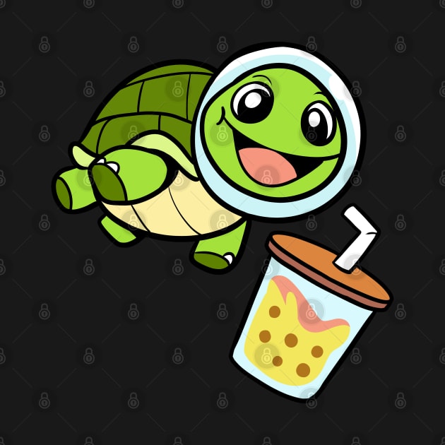 Space Boba Turtle by WildSloths