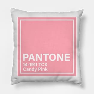 pantone 14-1911 TCX Candy Pink Pillow