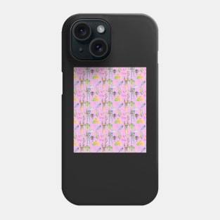 Cute pink Lama Pattern Phone Case