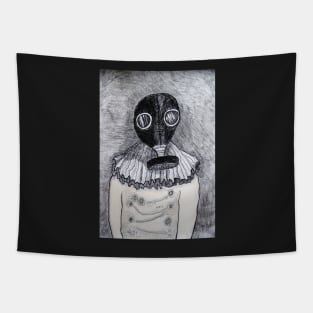 Vintage gas-mask Tapestry