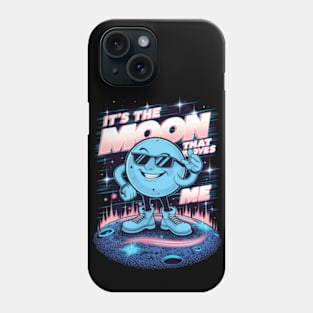 It's the moon that moves me Phone Case