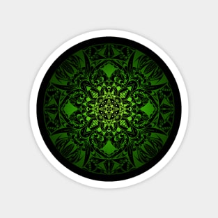 Mandala green Magnet