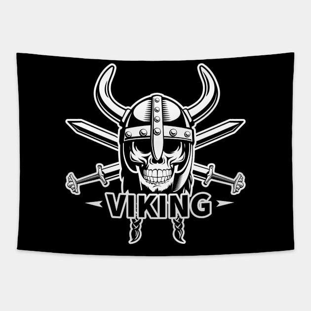 Viking Norse Warrior Tapestry by XOZ