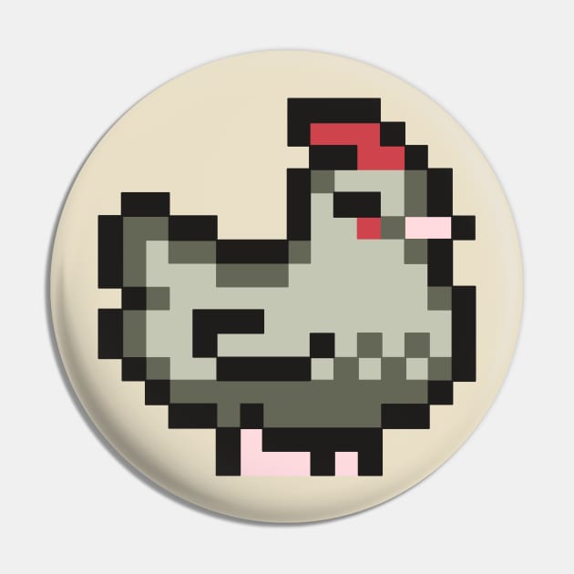 Pixel Chicken 4 Pin by TASCHE