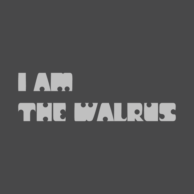 I Am The Walrus, silver by Perezzzoso