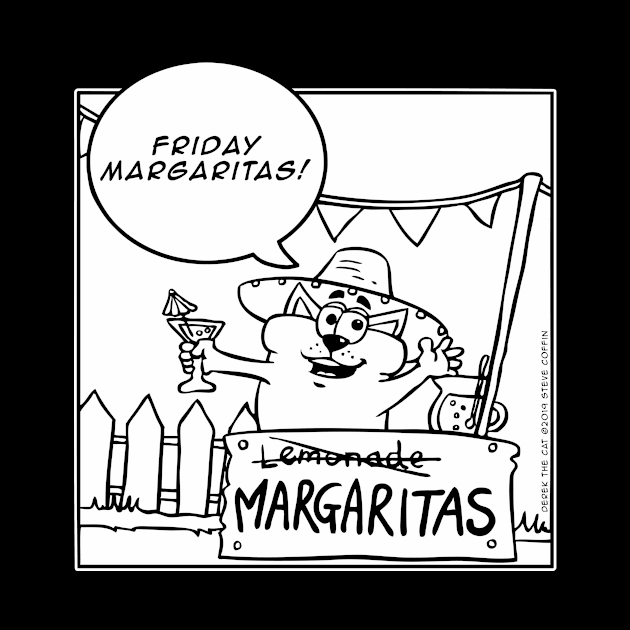 Derek the Cat - Friday Margaritas by scoffin