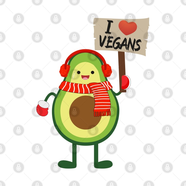 Avo I love vegans by MZeeDesigns