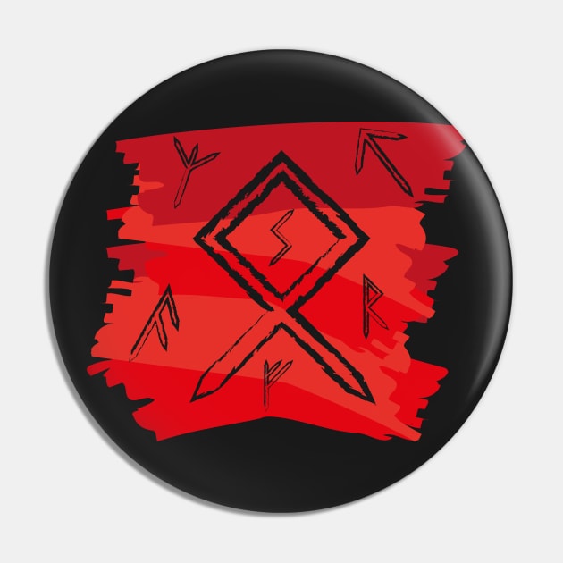 Blood Red Paint Runes Norse Mythology Asatru Pin by vikki182@hotmail.co.uk