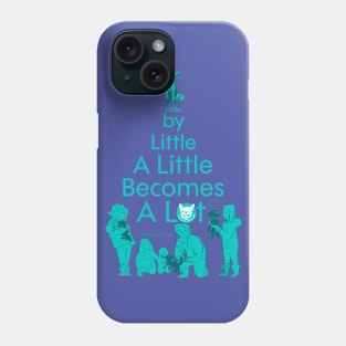 Little By Little Teal Phone Case
