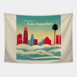 Los Angeles Christmas Tapestry