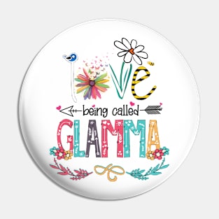 Love Being Called Glamma Happy Mother's Day Pin