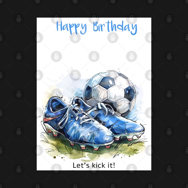 Soccer Birthday by RosaliArt