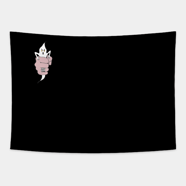 GRASPP Ghost Hand logo Tapestry by Ghostgramps