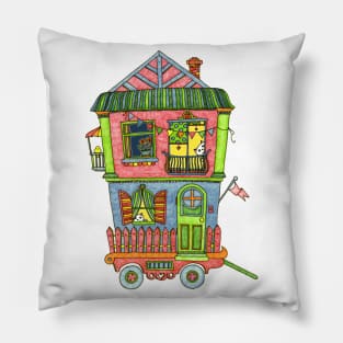 Home is where the heart is... so take it with you if you can! Pillow