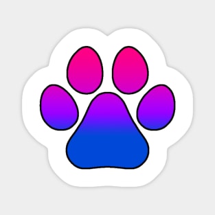 Bi Pride Paw Magnet