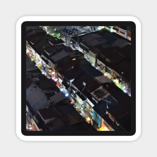 Shinjuku Golden Gai from above Magnet