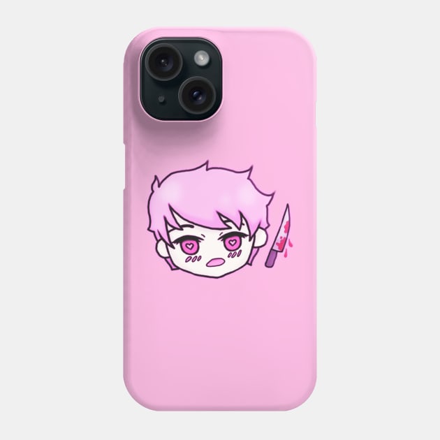 yandere boy Phone Case by tacothomas