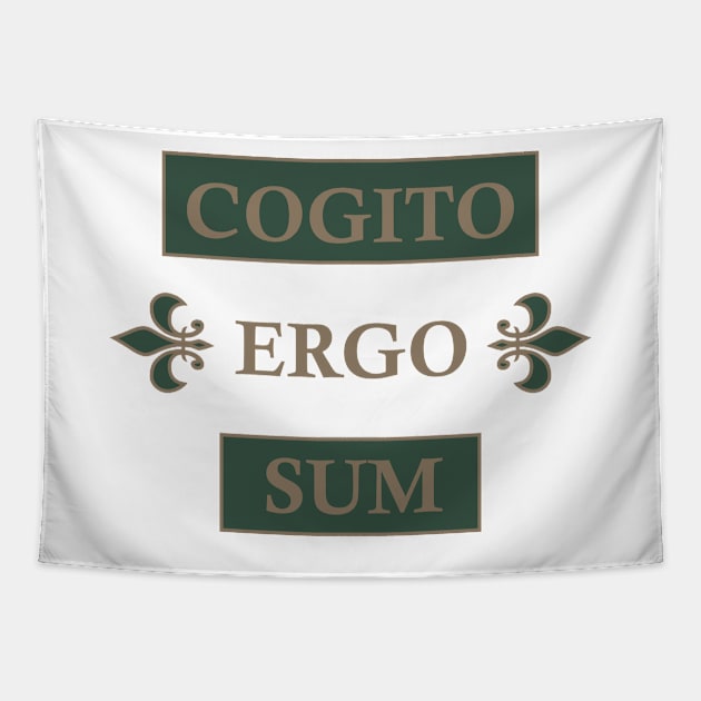 cogito ergo sum Tapestry by omitay