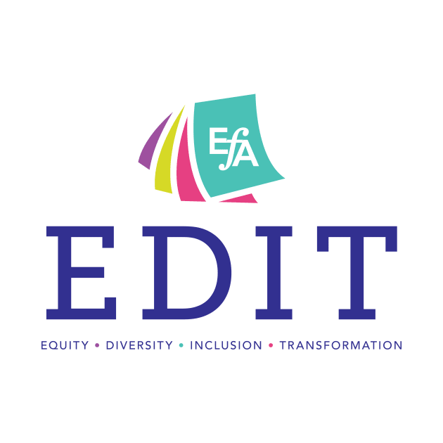 EFAs Equity, Diversity, Inclusion, and Transformation Committee Logo by EFAShop