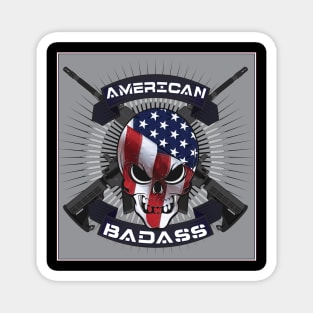 American Badass - Patriotic Graphic Magnet