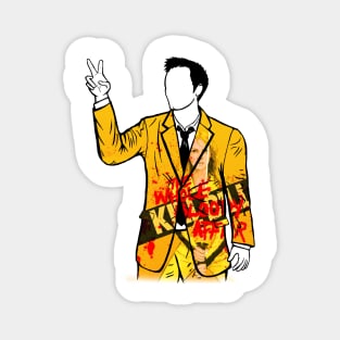 Quentin Tarantino, director of Kill Bill Magnet