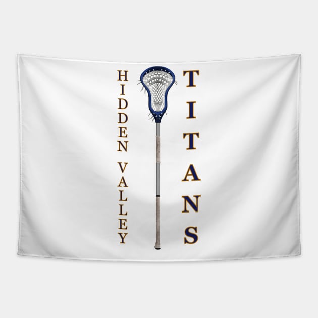 Titans Lax Tapestry by 752 Designs