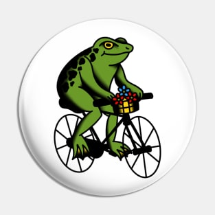 Bicycle Frog Pin