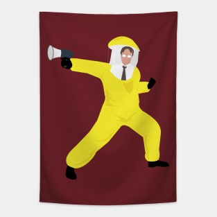 Quarantine Dwight by doctorheadly Tapestry