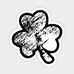 Retro Shamrock Lucky Cute St Patricks Day Magnet