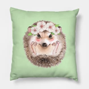 Spring hedgehog Pillow