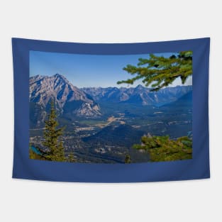 Canada. Banff National Park. View from Sulphur Mountain. Tapestry