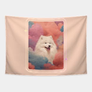 Beautiful Dog Cloud Tapestry