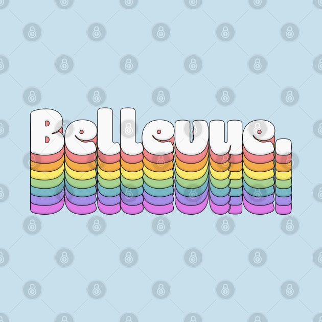 Bellevue \\// Retro Typography Design by DankFutura