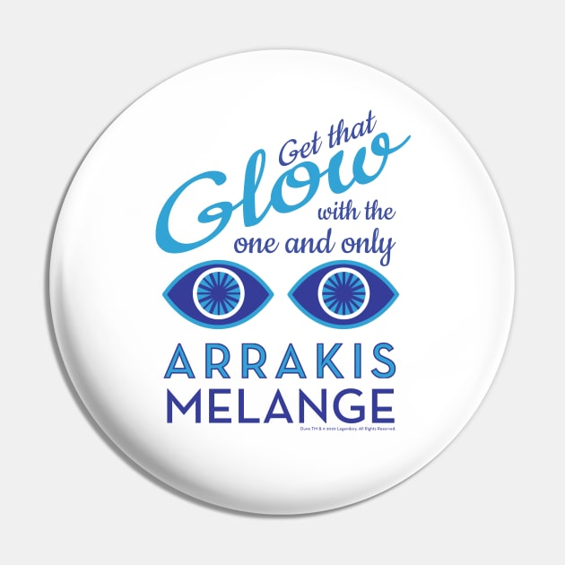 Arrakis Spice Melange Vintage Ad Dune Sticker Pin by Markadesign