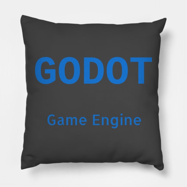 GODOT game engine t-shirt Pillow by ByPix