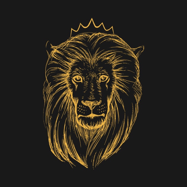 King Lion Art by Bardic Cat