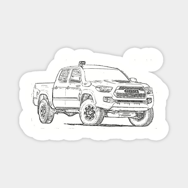 pics Sketch Toyota Tacoma Drawing tacoma trd pro sketch