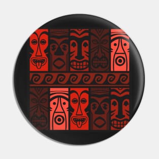 Lava Red Tikis! Pin