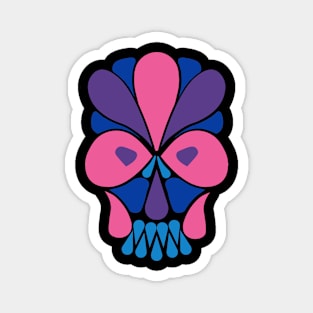 Purple/Pink/Blue Skull Magnet