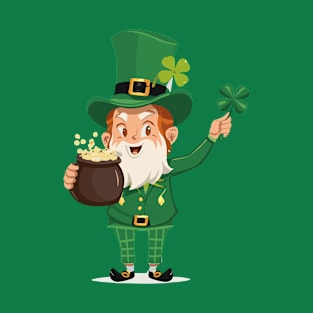 st patrick and clover irish T-Shirt