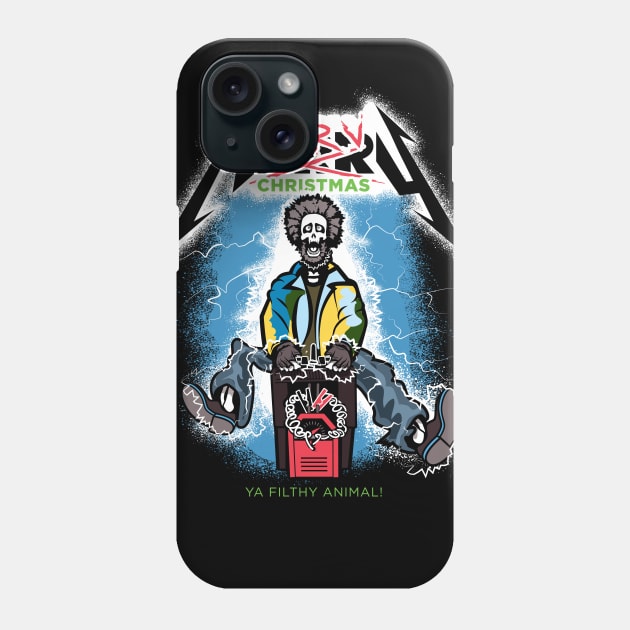 Merry Marvy Christmas Ya Filthy Animal Phone Case by SaltyCult