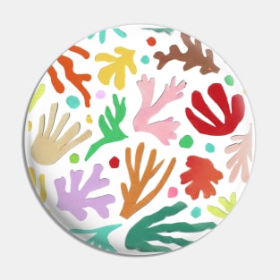 Transparent Matisse Seaweeds Pin